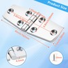 316 Stainless Steel Boat Hatch Hinges,4 inch x 1-1/2 inch