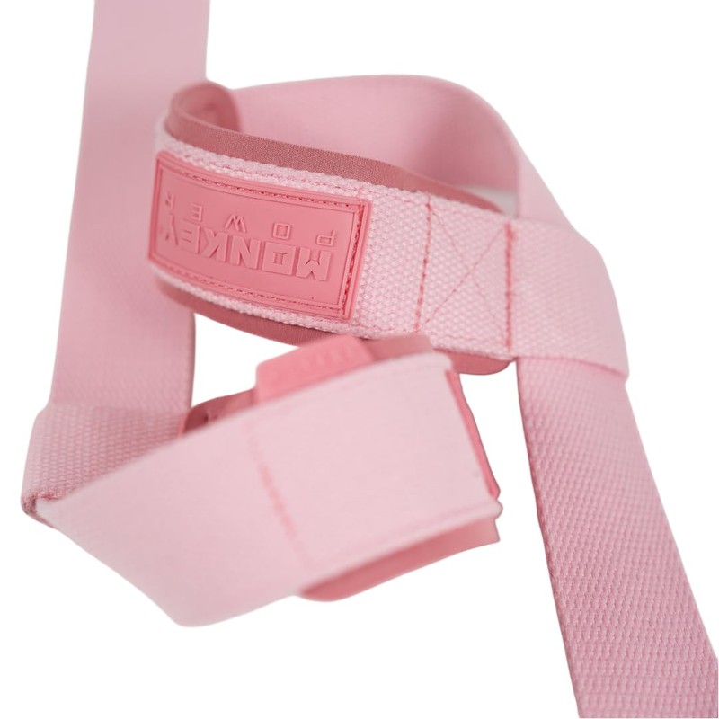 Monkey Power Straps Cinta Sencillos Rosas Gym Crossfit