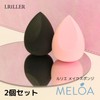 LRiLLER MELOA Makeup Sponge, Set of 2, Fund Sponge, Drop