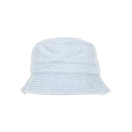 Flexfit Uni 5003DB Denim Bucket Hat Fishing Hat Light Blue One Size, light blue