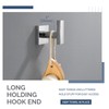 Bathroom Towel Hook, Angle Simple SUS304 Stainless Steel Bath Towel