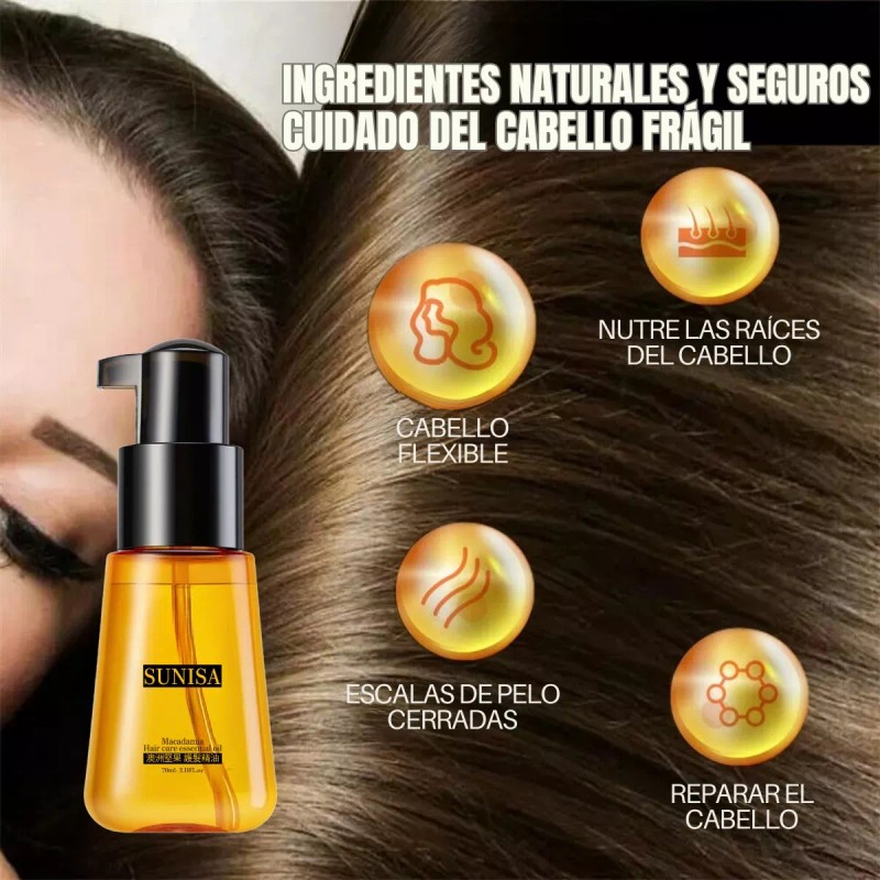 Universo en Linea Tratamiento Cabello Anti Frizz Aceite Iluminador Rizos