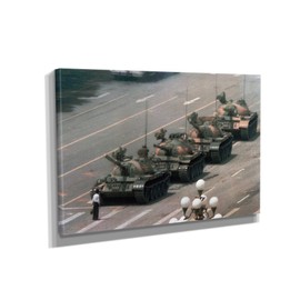 The Tank Man Tiananmen Square Canvas Art Wall Art Home Decor - Various Sizes (24in x 18in Gallery Wrapped)