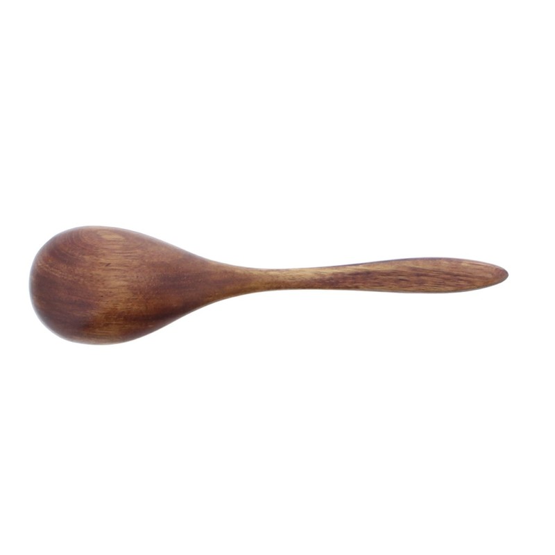 Soup Spoon Lacquer painted wood (natural wood) 17.5 cm