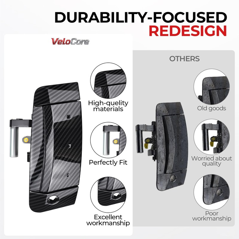 VeloCore Exterior Door Handle Left Driver and Right Passenger Side