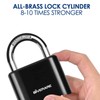 2 Pack 4-Digit Combination Lock, Heavy Duty Padlock Metal, Outdoor