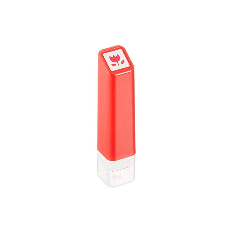 Kodomonokao 0556-645 Self-Inking Rubber Schedule Stamp, Tulip