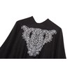 Women's Vintage Pattern Open Front Poncho Cape Shawl Winter Shawl