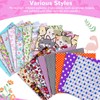 Outbit Pack of 70 Patchwork Fabric Package - 25 cm