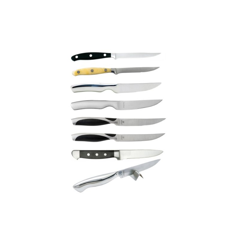 Fortessa Prime Cut Steak Knife with Stainless Steel Handle, 9.5-Inch,