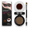 Pomada Para Cejas + Sombra En Polvo Con Pincel 2