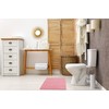 Emma Barclay Noodle Soft Touch Non-Slip Bathroom Rug in Pink
