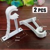 Curtain Rod Bracket, Heavy Duty Curtain Rod Holders White Curtain