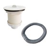 Qrity 1 x Siphon for the Kitchen Sink, Flexible Drain