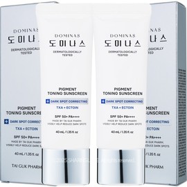 Tiji Dominas Pigment Toning Sunscreen EX 40ml x2 / 티지 도미나스 피그먼트 토닝 선스크린 이엑스 40ml x2개