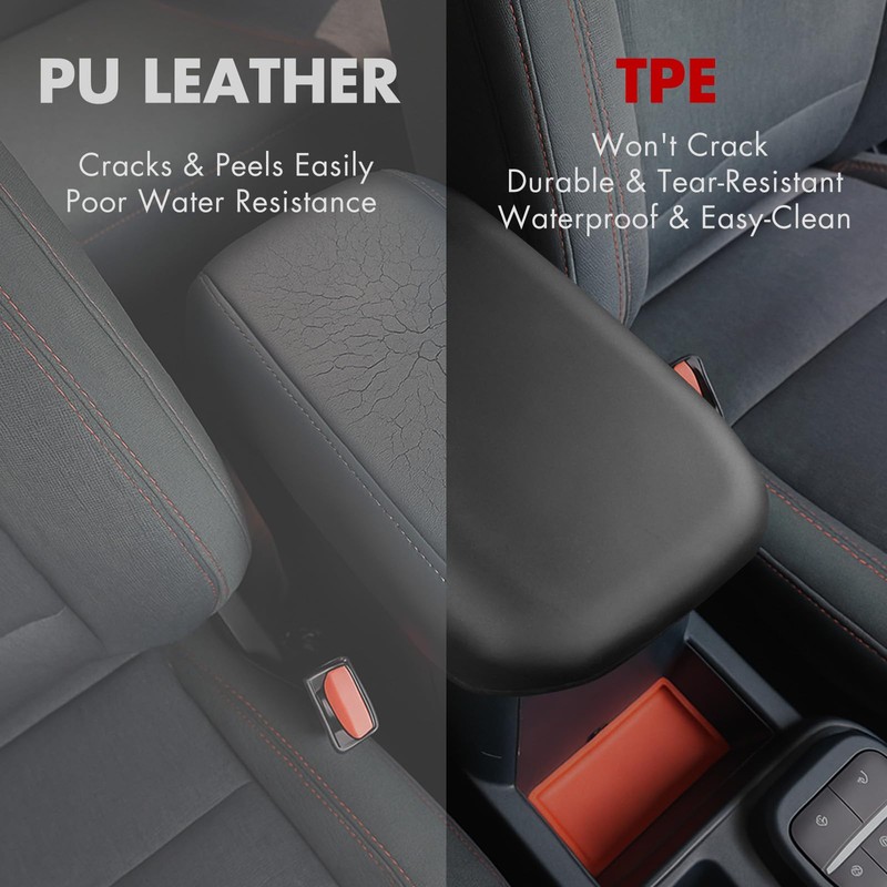 Mabett Center Console Armrest Cover for Ford Maverick Accessories 2022-2025