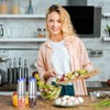 Electric Salt and Pepper Grinder Set, Gravity Sensor, 2 Pack