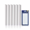 Radiator Pipe Covers 20cm Long Snap On PVC Plastic Pipe