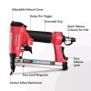 Arrow Pneumatic Staple Gun Oil-Free Upholstery Stapler with 3750 Pieces