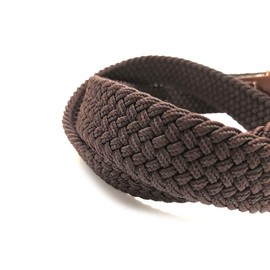 Estimation CW-251K Junior Size Mesh Rubber Belt [Stretchable Material/ Stretch Rubber (Casual Belt)] One Size Fits All, D-brown