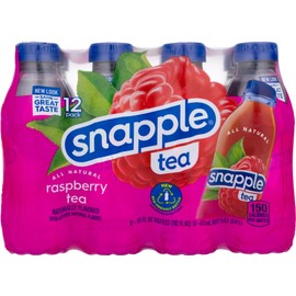 Snapple, Raspberry Tea, 16 Fl Oz, 12 Pack