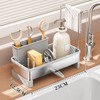 SOVGIZF Sponge Holder for Kitchen Sink,Sink Caddy Organizer with Removable