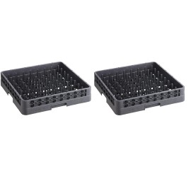 2 PACK Commercial Dishwasher Flatware Peg Cup Glass Plate Tray Dish Washing Rack