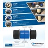 Fernco 6" ICON Pushfit DWV Internal Coupling Sheared Off Pipe