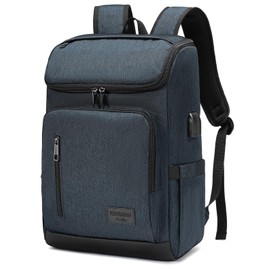 YALUNDISI Laptop Backpacks Travel Backpack Carry On Backpack Casual Daypack with USB Charging Port for Men Women Blue