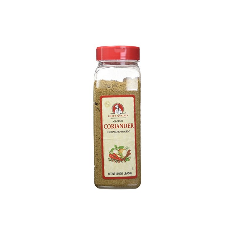 Chefs Quality Chef's Quality Ground Coriander 16 Ounce