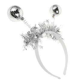 BESPORTBLE Disco Ball Headband for Party and Cosplay Alien Costume Accessory Comfortable Fit Reflective Sparkle for Events Disco Costume Accessories