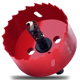 GARHWAL Bi-Metal Hole Saw 60 mm with Arbor and Pilot Bit - Smooth Fast Cutting for Wood, Plywood, Plastic, Drywall, Thin Metal Sheets, and More | Ideal for Ceiling Light Installation and DIY Projects