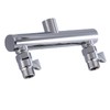 HAOXIN Double Outlet Shower Manifold with Shut Off Valve,Suitable for