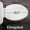 MAYFAIR 141EC 346 Cameron Toilet Seat will Never Loosen and