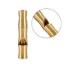 VGEBY Emergency Whistle, EDC Survival Brass Bamboo Section Whistle for
