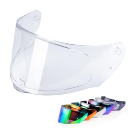 VCOROS Helmet Shield For Assault/Rapid/Stream Full Face Shield Compatible with FF800 FF320 FF328 FF353Street Motorcycle Helmet Visor Replacement (Clear)