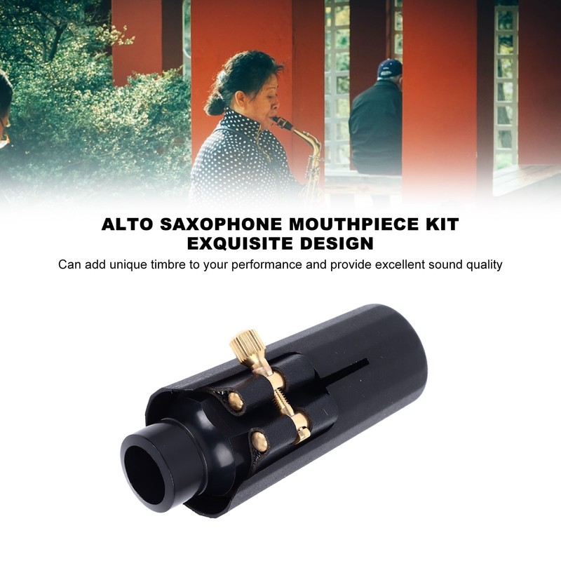 Alto Saxophone Mouthpiece Kit Professional Mouthpiece Cap Ligature Set Alto