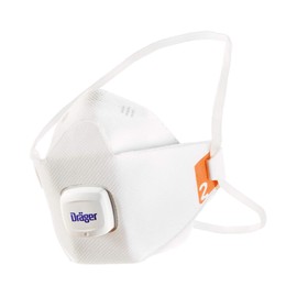 drager - x-plore 1920 v - half disposable respiratory protection mask ffp2 | size m-l | set of 5 dust masks with valve | suitable for construction, DIY, painting