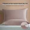 Zenssia Luxury Satin Pillowcase 50 x 70 cm, Set of