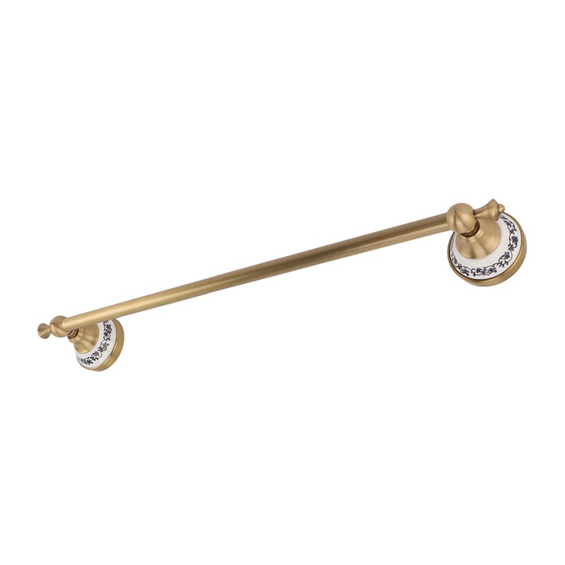 Towel Bar European Style Single Rod Hanging Bath Towel Holder