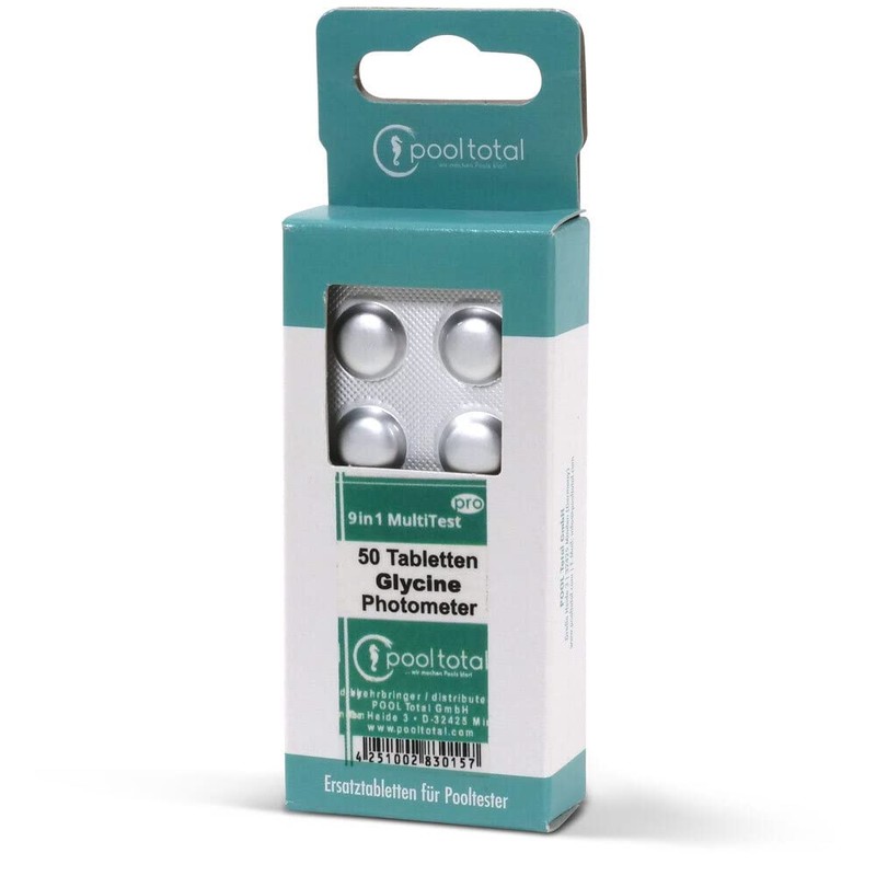 Glycine Tablets for Measuring Ozone Content - For Electronic Pool