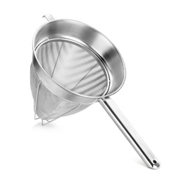 New Star Foodservice 38071 Stainless Steel Reinforced Bouillon Strainer, 8-Inch