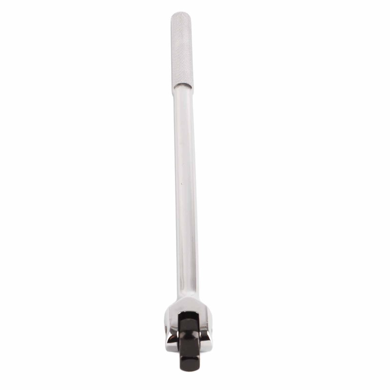 15in 1/2in Drive Breaker Bar Chrome Vanadium Steel 180 Degree