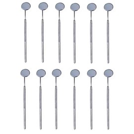 12 pcs Dental Mouth Mirror with Handle #5 ENT Surgical Dental Instruments