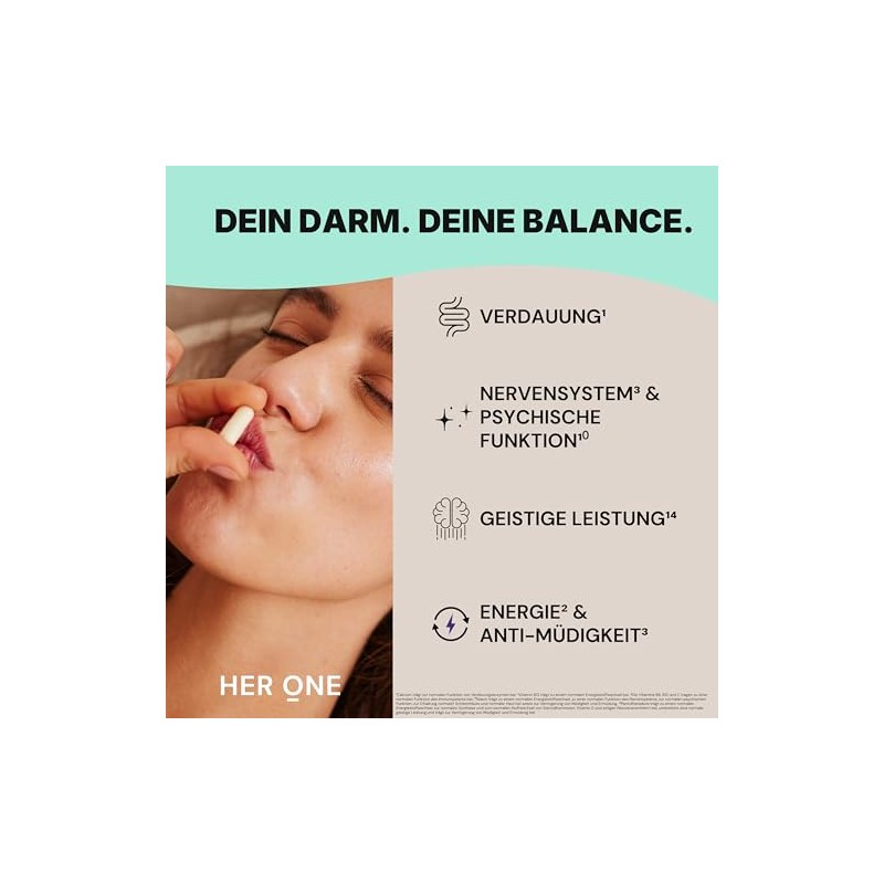 HER ONE GUT ONE Culture Complex & Vitamins B6 +