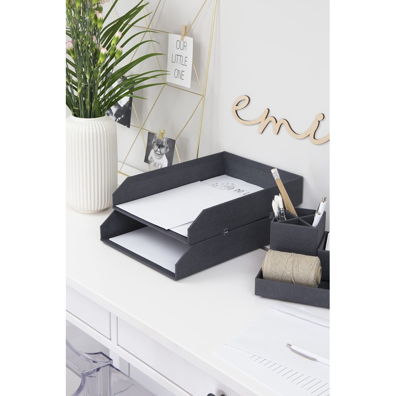 Bigso Box of Sweden Hakan Set of 2 Letter Trays
