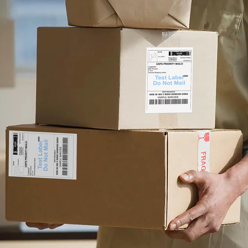 9527 Product Fanfold 4 x 6 Direct Thermal Labels with