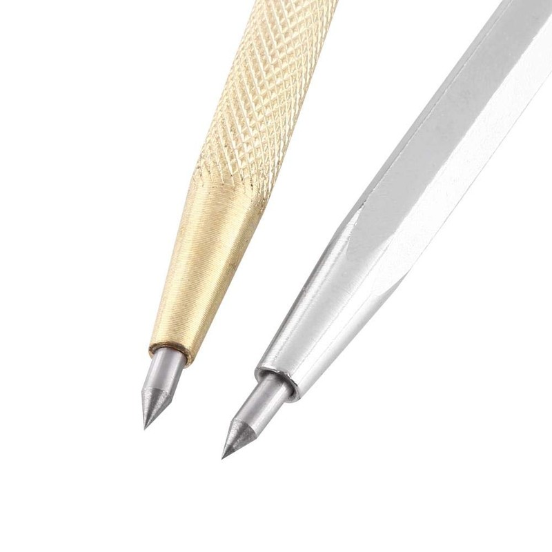 FTVOGUE Pocket Carbide Tip Scriber, Hand Tools Scribers Etching Engraving
