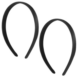 DLPRK 2 x Hair Bands, Women's Solid Colour Simple Hair Accessories, Girls Fashion Hair Accessories