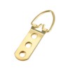 uxcell D Ring Picture Hangers, 64mm x 22mm Golden Assortment